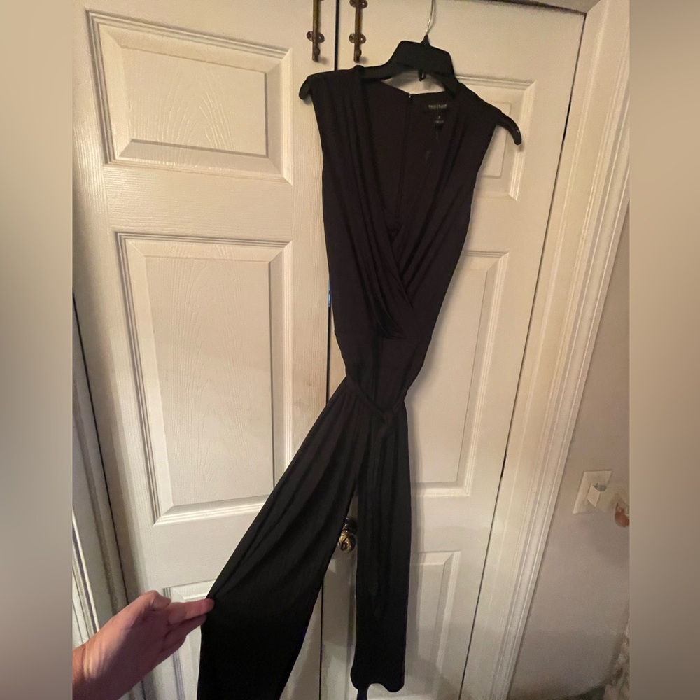 White House Black Market black jumpsuit. NWT. Size 0.